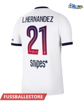 Günstige Paris Saint-Germain Lucas Hernandez #21 Auswärtstrikot 2026-27 Kurzarm